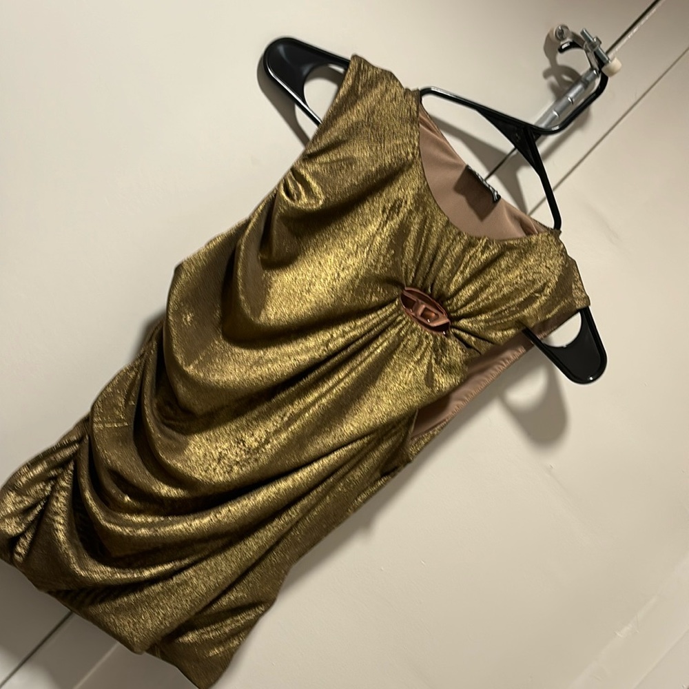Diesel Gold Metallic Shirt